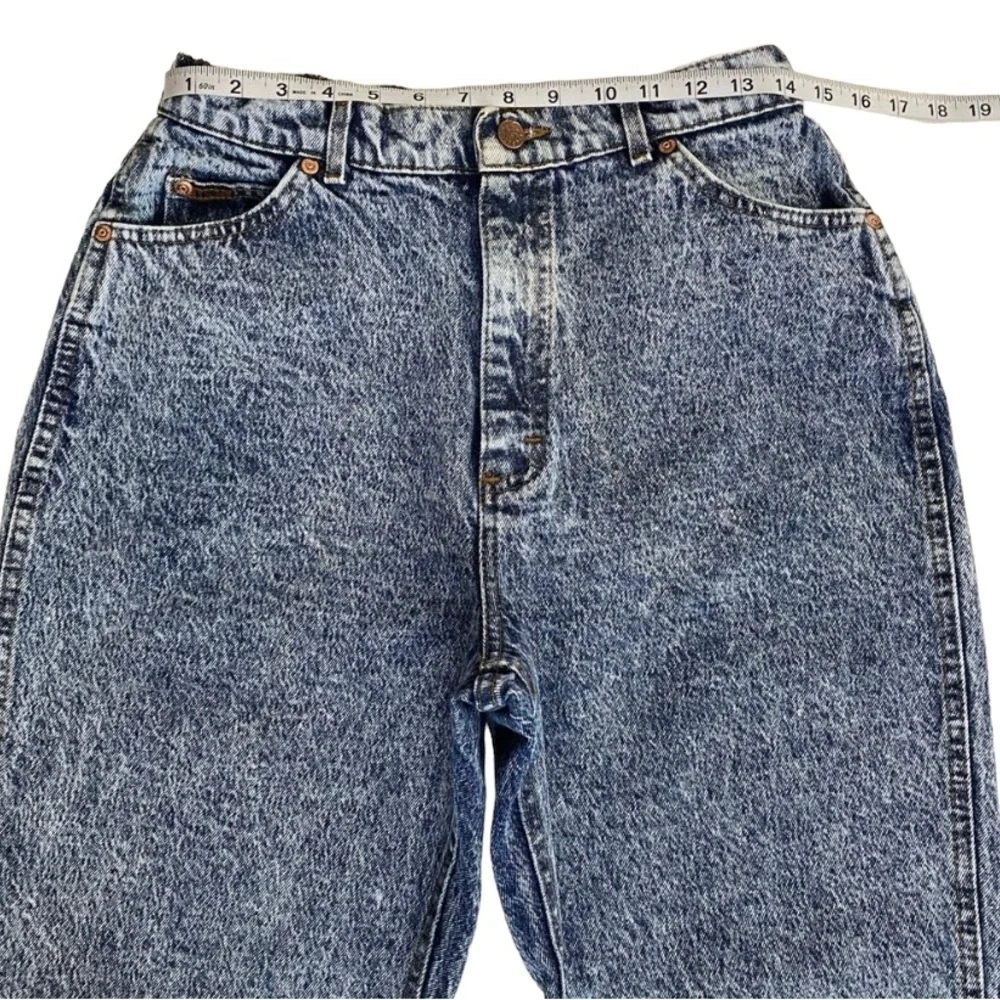 🚫SOLD🚫 Vintage Lee Acid Wash High Waist Mom Jeans Size 16 - Picture 7 of 14